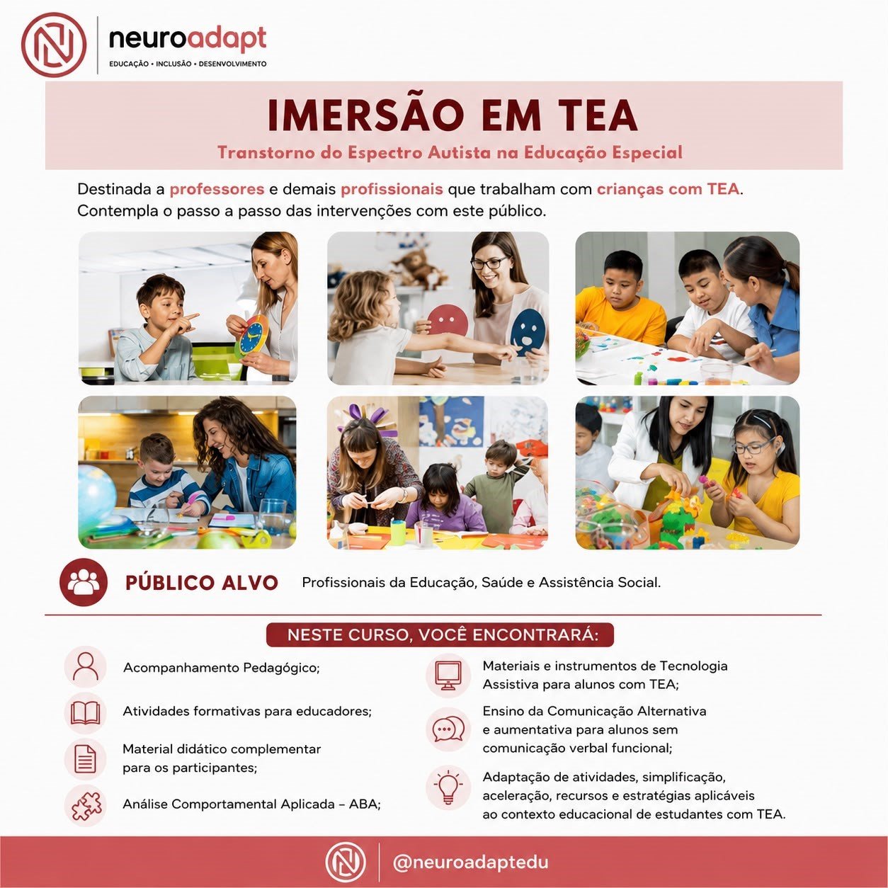 Curso Imersão em TEA — Transtorno do Espectro Autista na Educação Especial