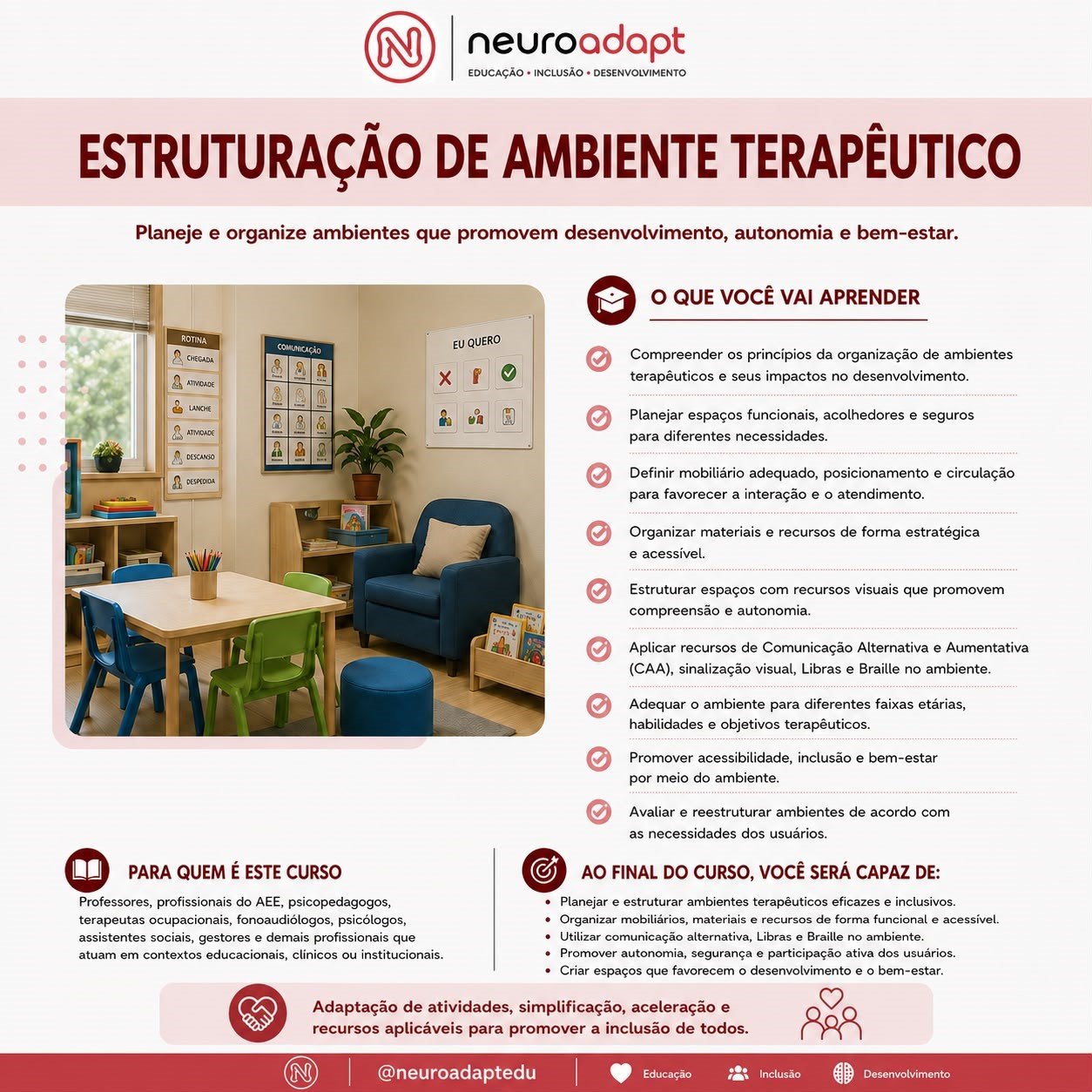 Curso Estruturação de Ambiente Terapêutico
