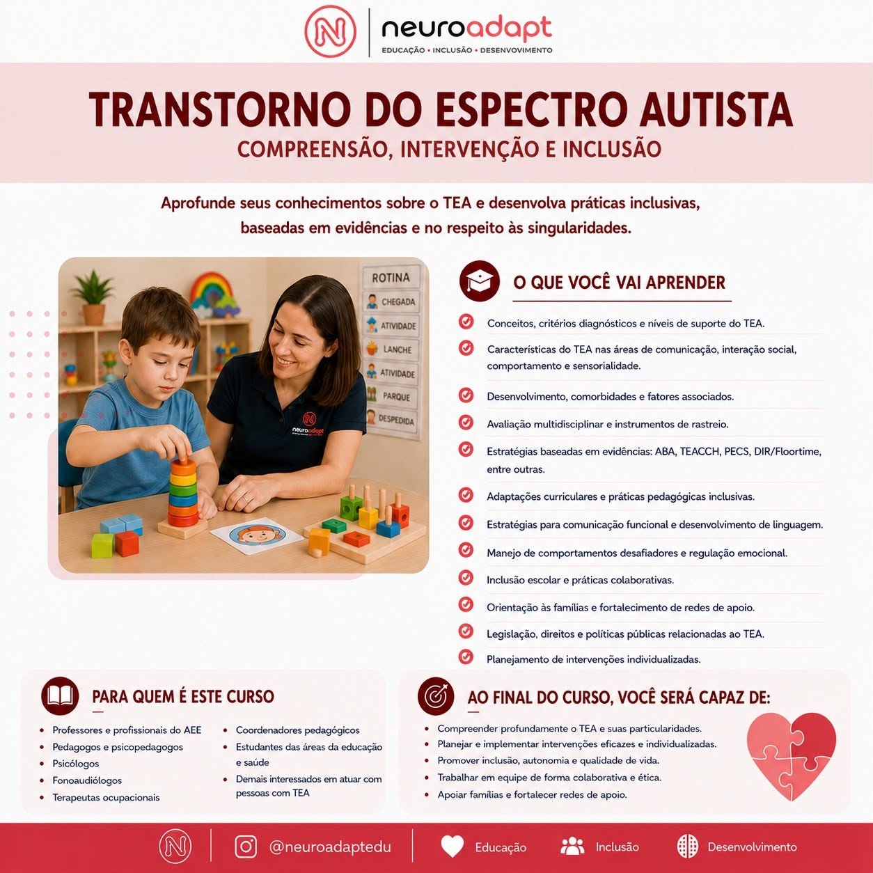 Curso Transtorno do Espectro Autista — Compreensão, Intervenção e Inclusão