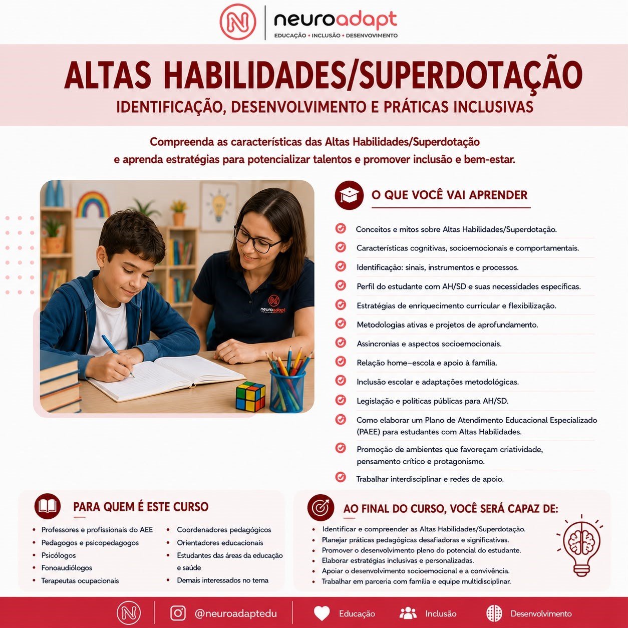 Curso Altas Habilidades/Superdotação