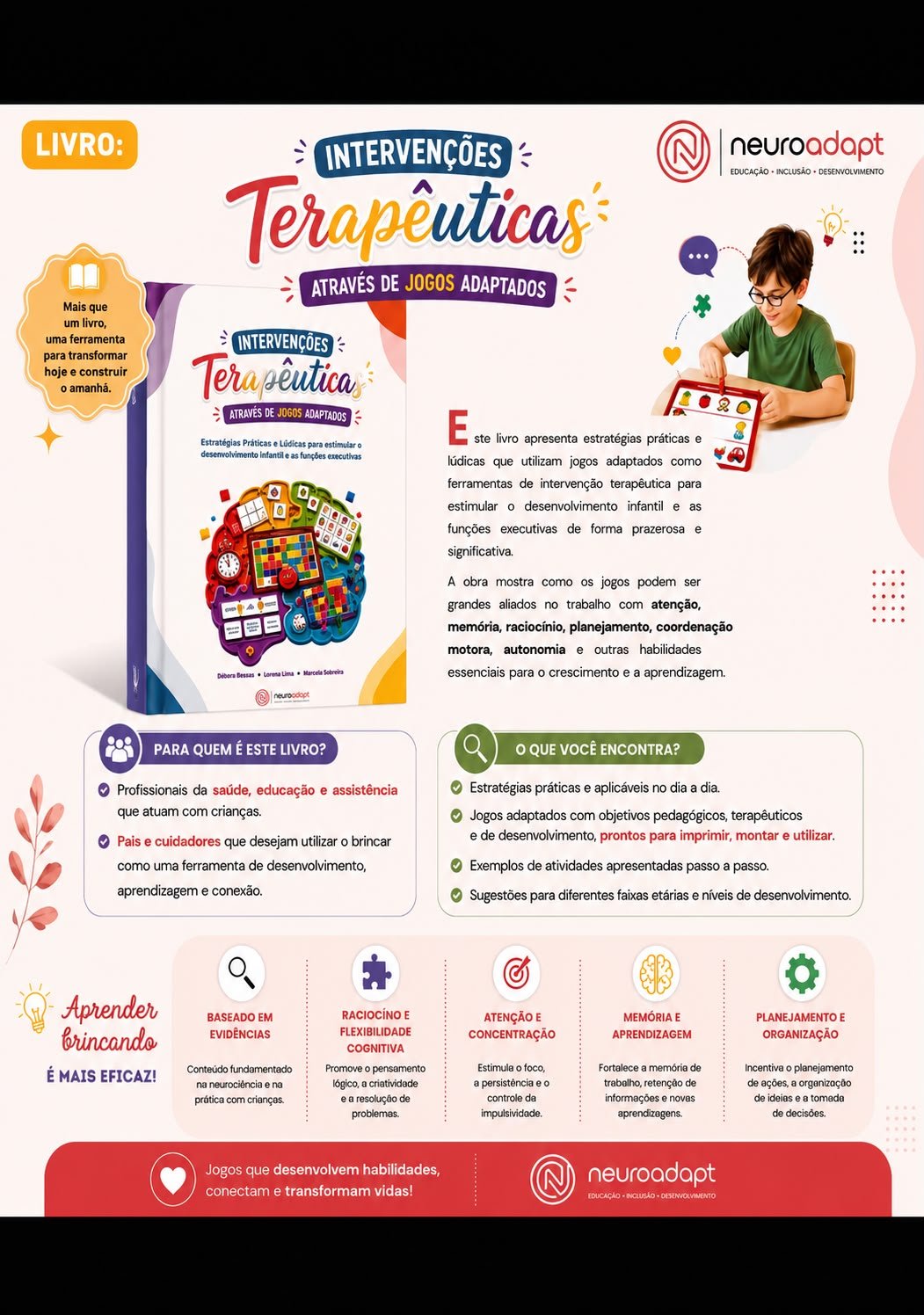 Capa — Intervenções Terapêuticas através de Jogos Adaptados